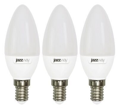 Лампа светодиодная PLED-SP C37 9w E27 5000K 230/50 5001954A Jazzway (3шт)